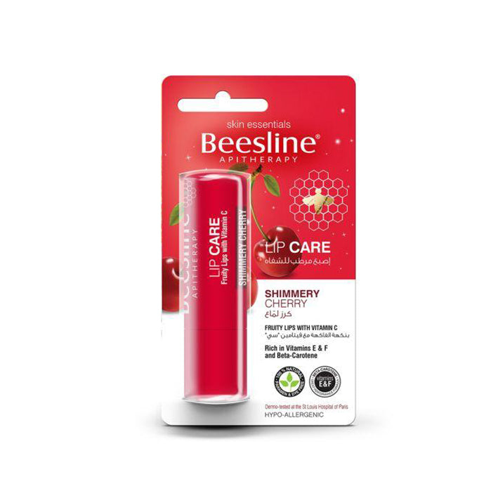 Beesline Lip Care - Shimmery Cherry - Lipbalm- Mykady - Skincare
