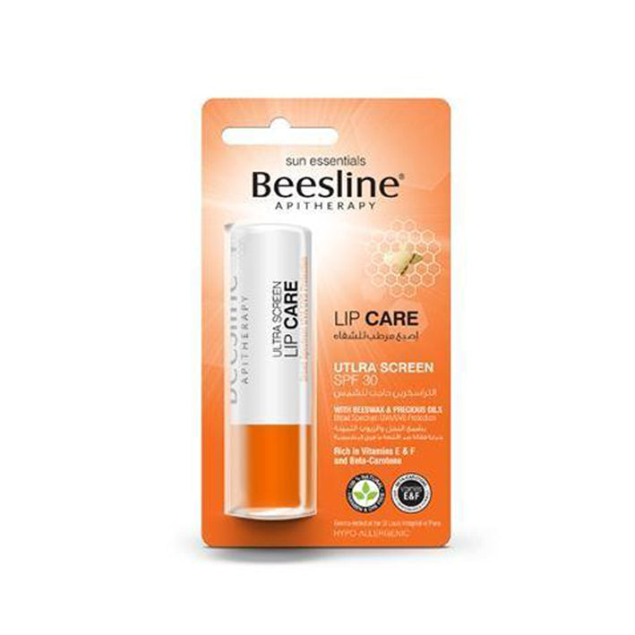 Beesline Lip Care Ultra Screen SPF 30+ - With Beeswax & Precious Oils - Lipbalm- Mykady - Skincare