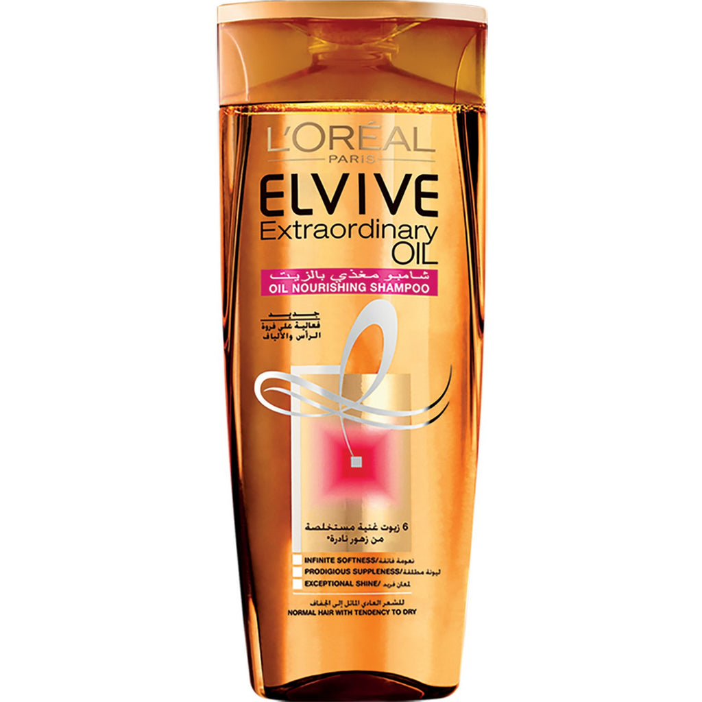 L'Oreal Paris Elvive Extraordinary Oil Shampoo - For Normal Hair With Tendency To Dry - MyKady