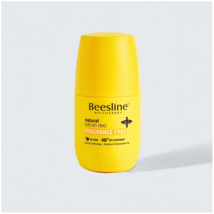 Beesline Natural Roll-On Deo - Fragrance Free 50ml - MyKady