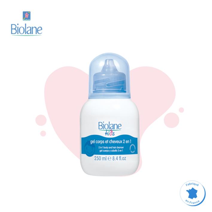 Biolane 2 in 1 Hair & Body Gel Shampoo 250ML - MyKady