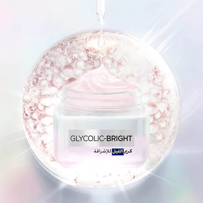 L'Oreal Paris Glycolic Bright Night Cream 50ML - MyKady