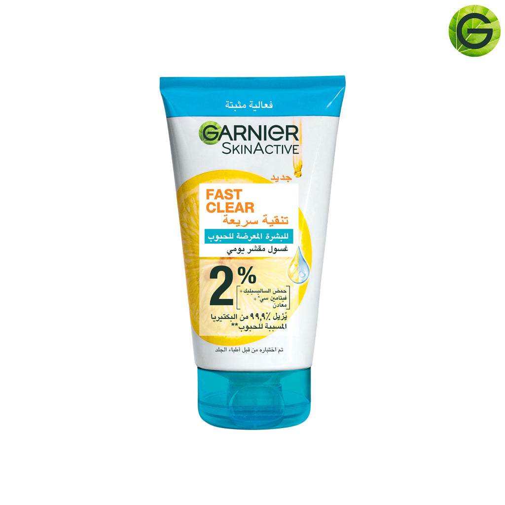 Garnier Fast Clear Anti-Acne Exfoliating Was