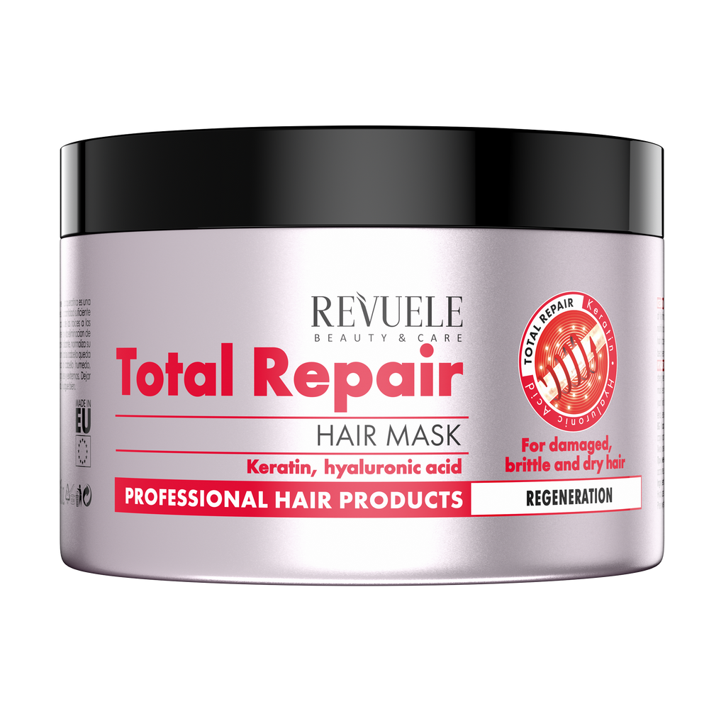 Revuele Hair Mask Total Repair  For Damaged, Brittle And Dry Hair 500 ml - MyKady