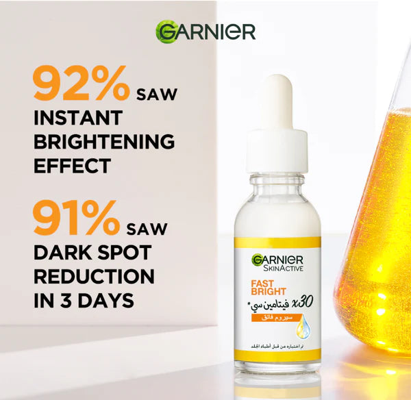 Garnier Fast Bright Vitamin C Booster Serum 15ml - MyKady