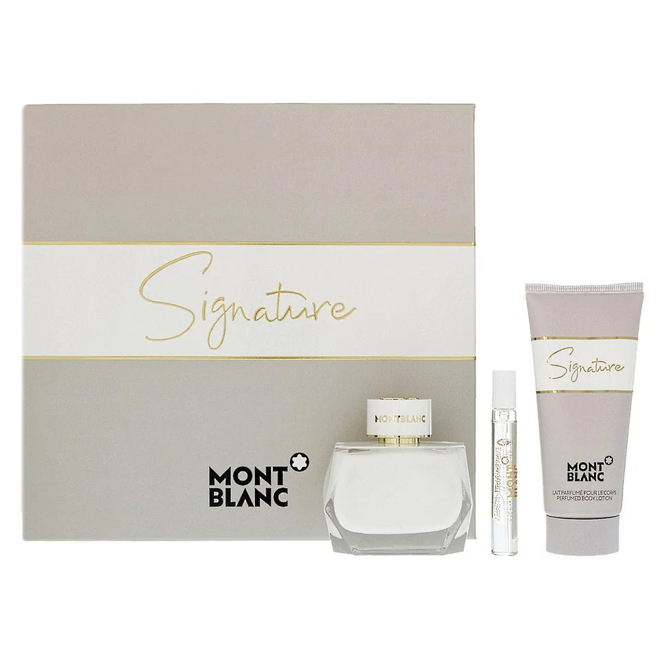 Mont Blanc Signature Eau De Parfum Coffret For Women 90ml - MyKady