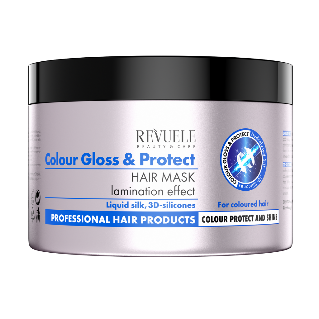 Revuele Hair Mask Color Gloss & Protect For Coloured Hair 500ml - MyKady