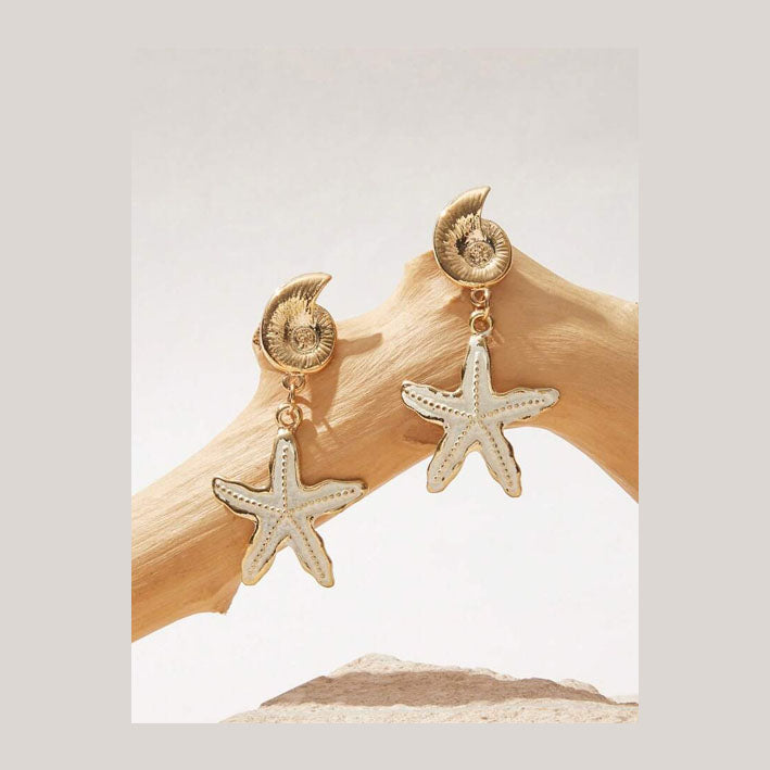 Starfish Drop Earrings - MyKady