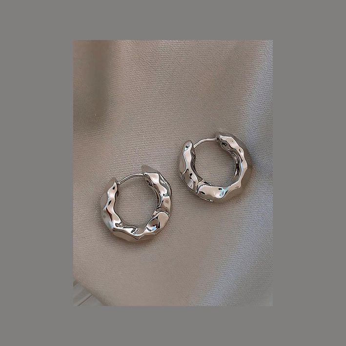 Structured Hoop Earrings - MyKady