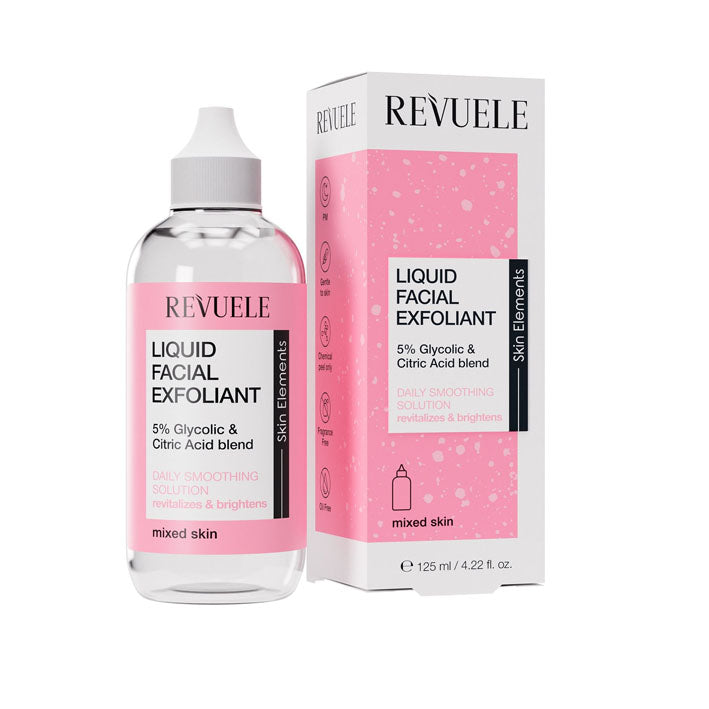 Revuele Liquid Facial Exfoliant 5% Glycolic + Citric Acid Blend - MyKady