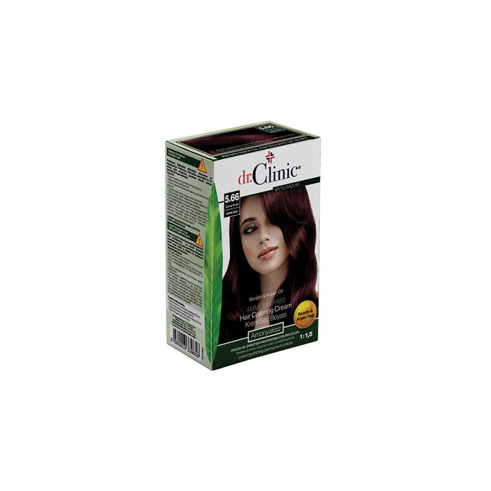 Dr.Clinic Hair Coloring Cream wine red