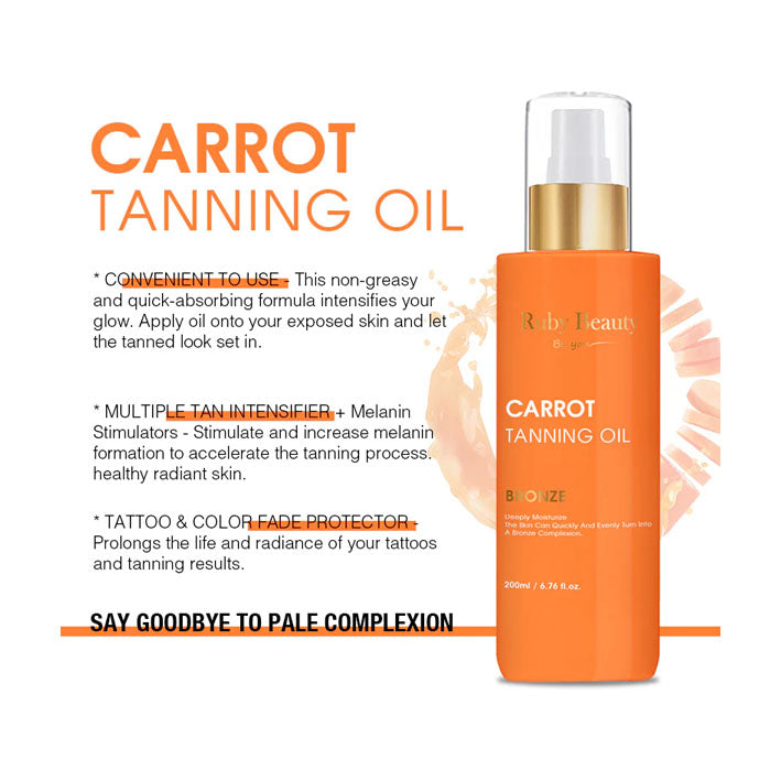 Ruby Beauty Carrot Tanning Oil - MyKady