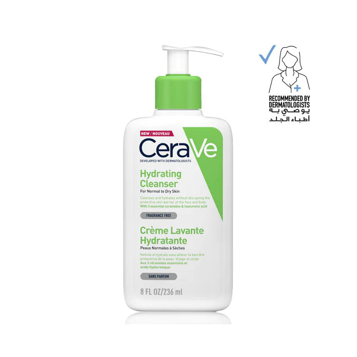 CeraVe Hydrating Cleanser For Normal to Dry Skin 236ml - MyKady