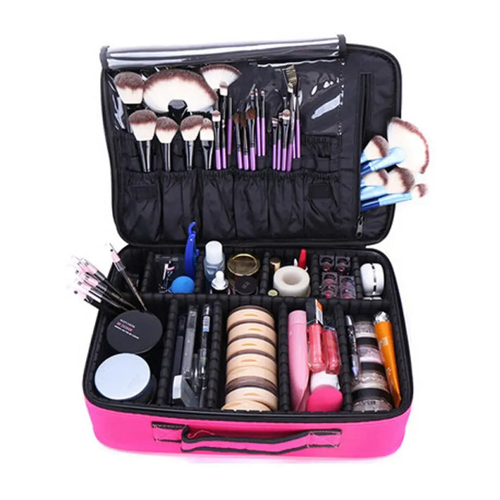 Professional Makeup Bag- Pink - MyKady