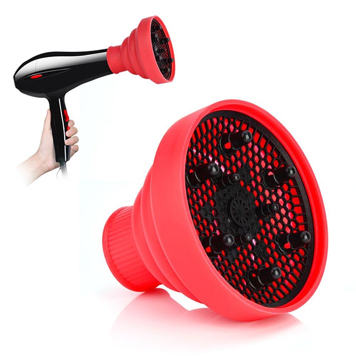 Style Pro Universal Foldable Silicone Hair Dryer Diffuser - MyKady