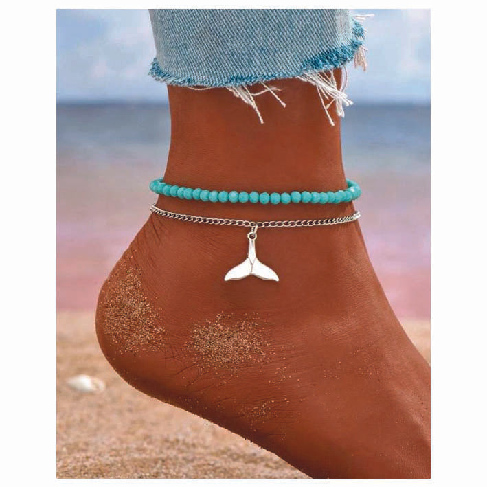 Fish Tail Charm Anklet - MyKady