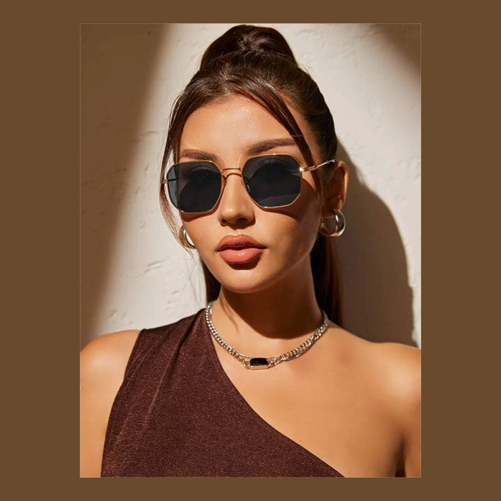 Metal Frame Casual Style Fashion Glasses - MyKady