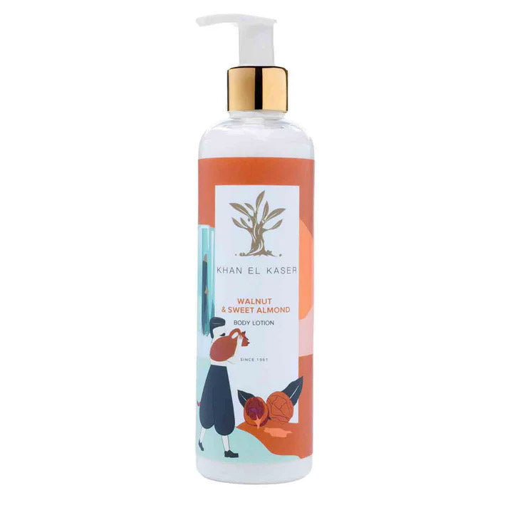 Khan El Kaser Body Lotion - Walnut & Sweet Almond 250ml