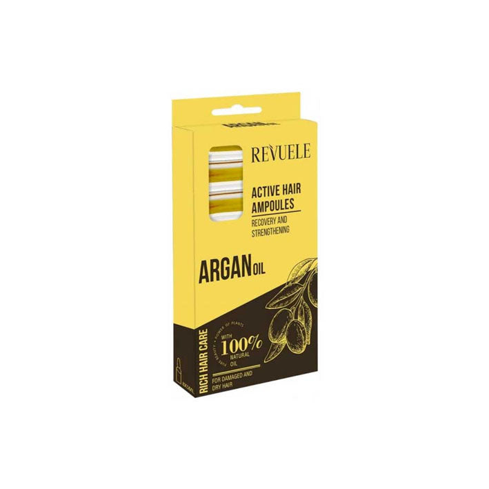 Revuele Argan Oil  Active Hair Ampoules 8*5ml - MyKady