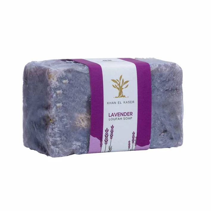 Khan El Kaser Loufah Soap - Lavender 120g