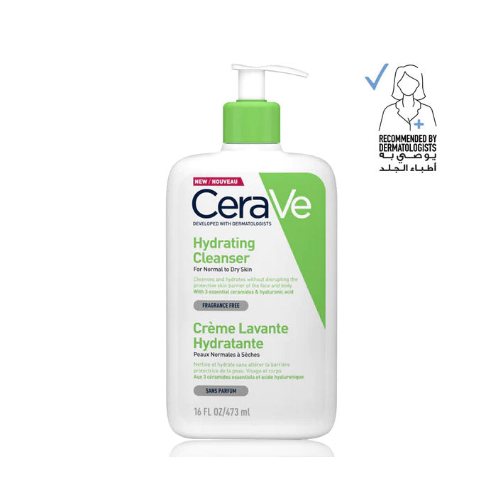 CeraVe Hydrating Cleanser For Normal to Dry Skin 473ml - MyKady