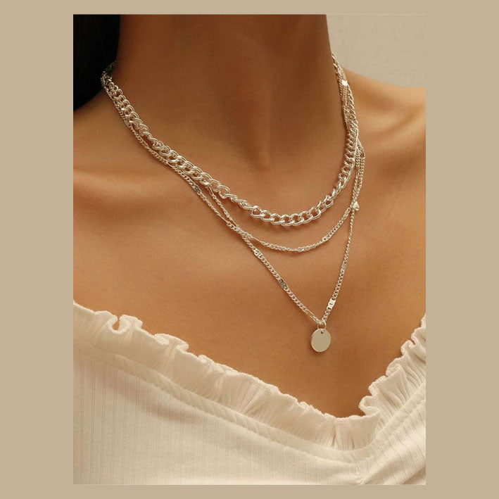 Multi-layer Chain Necklace For Women - MyKady