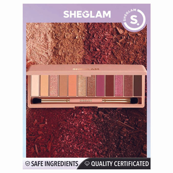 Sheglam  12-Color Matte Eyeshadow Palette - MyKady