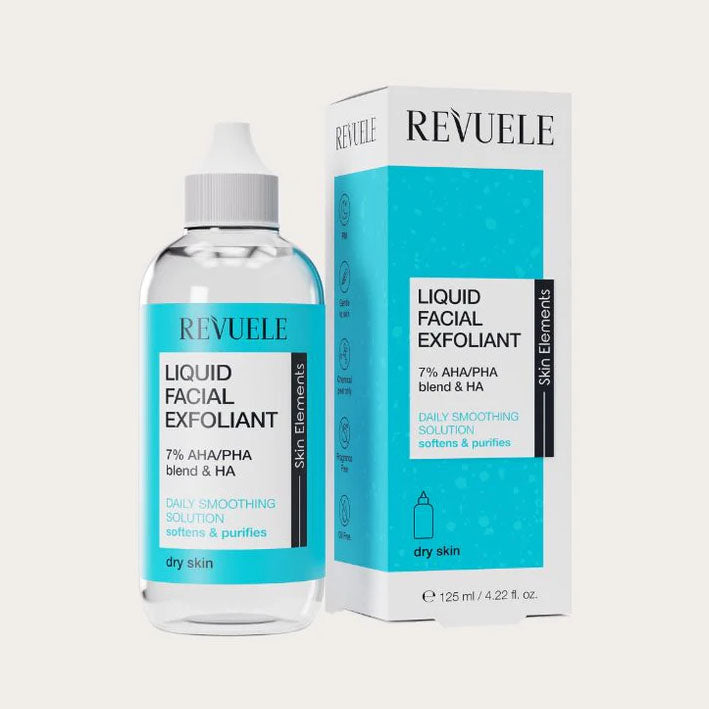 Revuele Liquid facial exfoliant 7% AHA/PHA blend + HA - MyKady