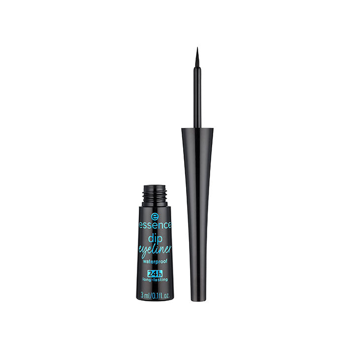 Essence Dip Eyeliner Waterproof 24H Long-Lasting Black - MyKady