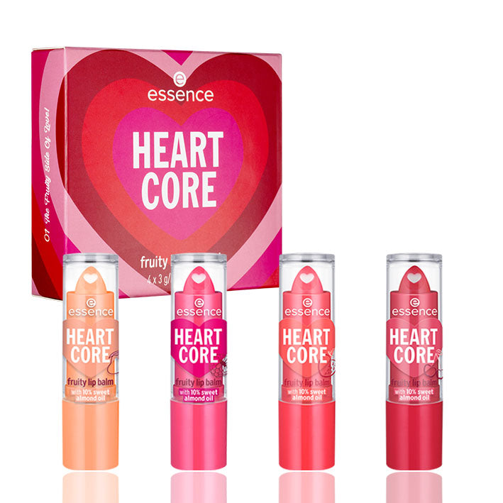 Essence Heart Core Fruity Lip Balm Set