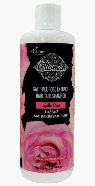 Dr.Clinic Ottoman Rose Shampoo Without Salt 400 Ml