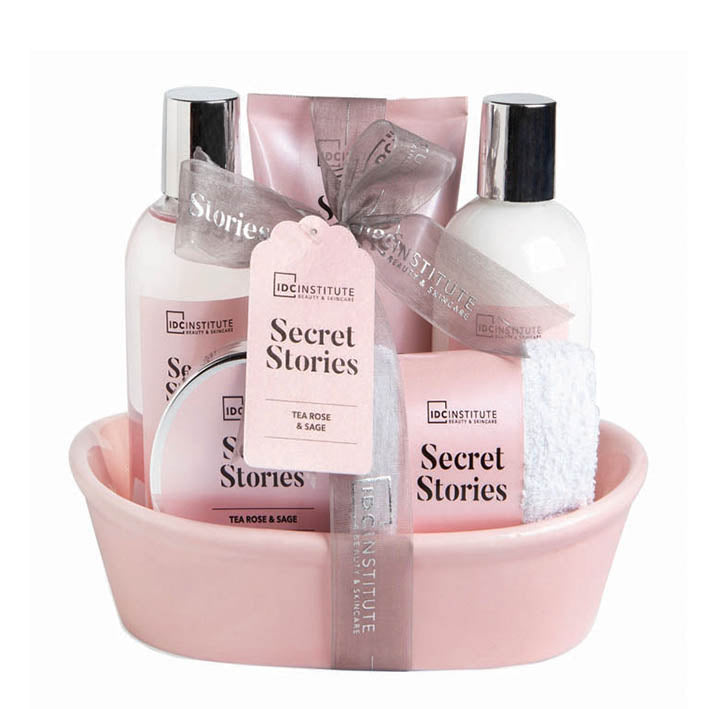 IDC Institute Secret Stories Tea Rose & Sage Care Gift Set
