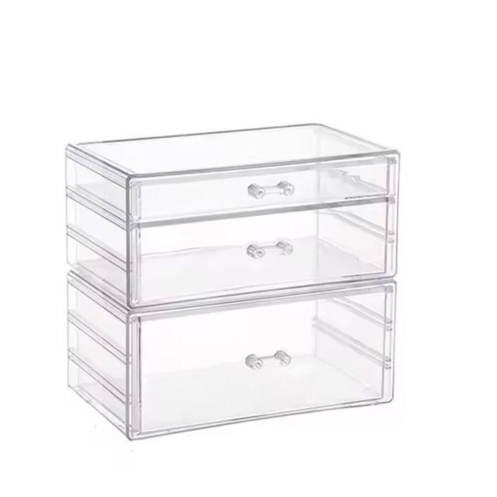 Transparent Vanity Makeup Organizer