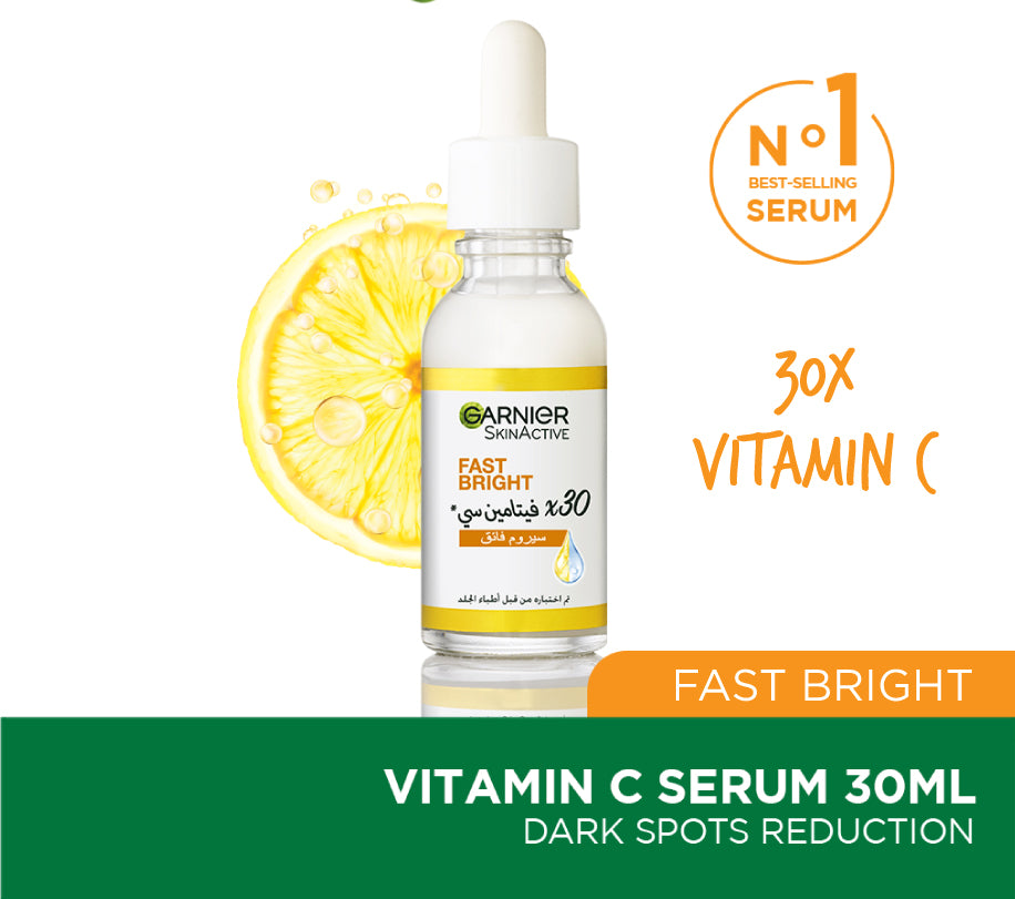 Garnier Fast Bright Vitamin C Booster Serum 30ML - MyKady