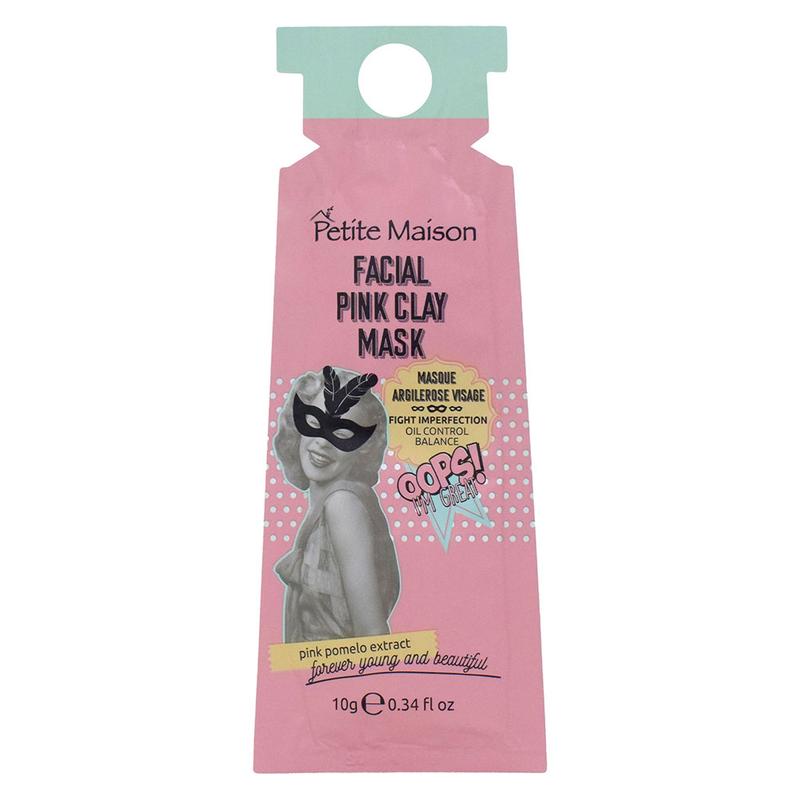 Petite Maison Facial Pink Clay Mask Brightening Purifying Bentonite Clay 10Gr - MyKady