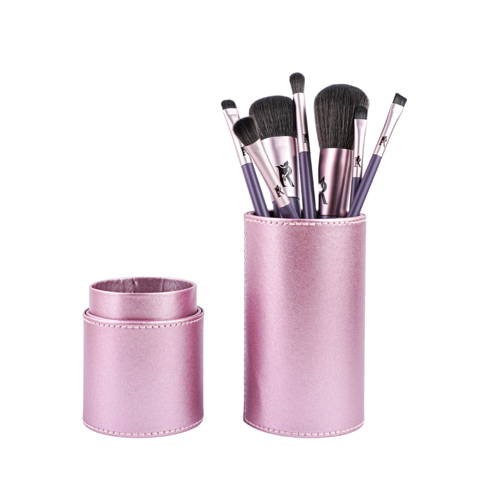 Ruby Beauty 7 pcs Brushes with Barrel
