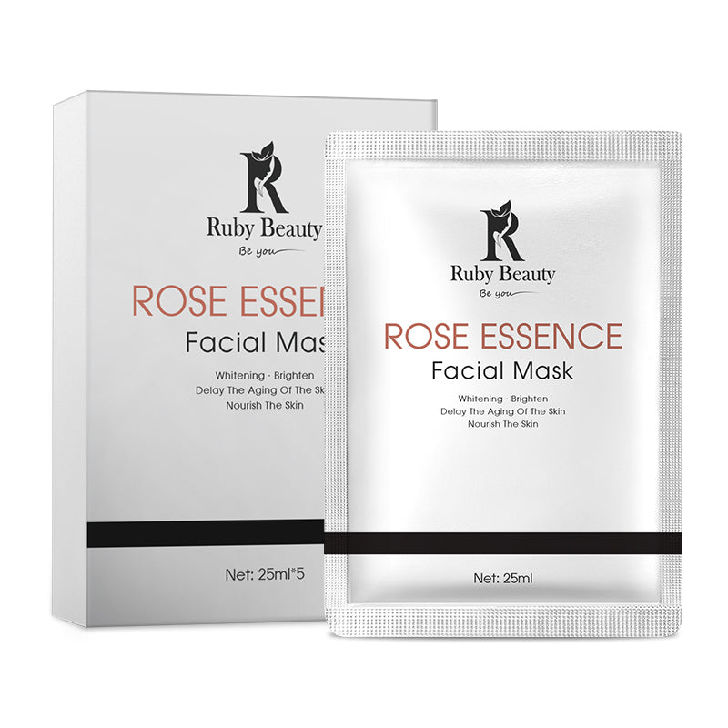 Ruby Beauty Rose Essence Face Mask Ruby (5 Sheet Masks) - MyKady