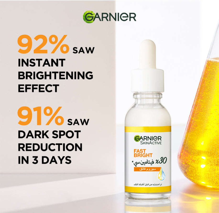 Garnier Fast Bright Vitamin C Booster Serum 30ML - MyKady