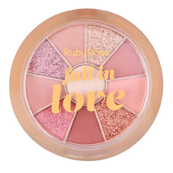 Ruby Rose Round Eyeshadow Palette Fall In Love