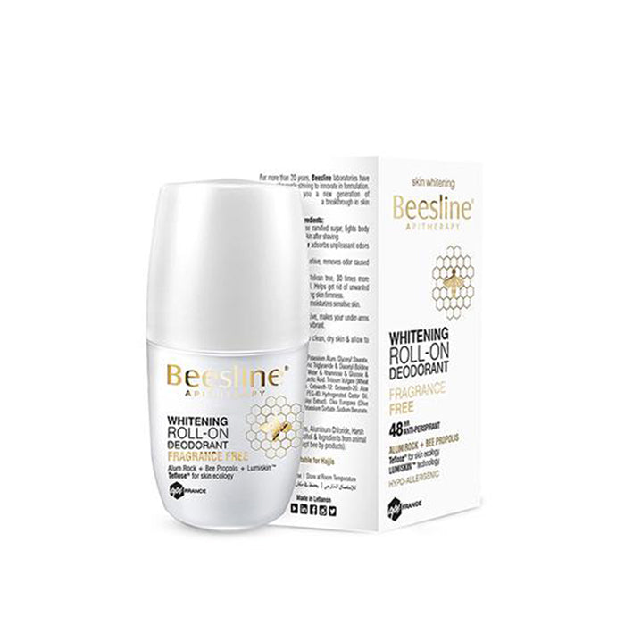 Beesline Whitening Roll-On Deodorant Fragrance Free - MyKady - Skincare
