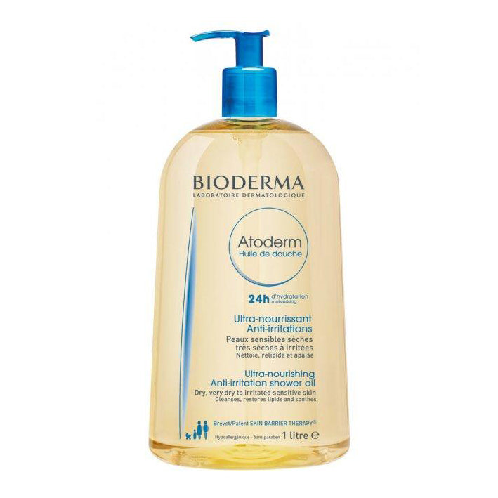 Bioderma Atoderm Huile De Douche Anti-Irritation Cleansing Oil Sensitive Dry To Atopic Skin 1 L - MyKady