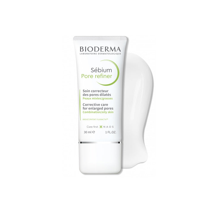 BIODERMA Sebium Pore Refiner Pore Treatment Moisturiser (Oily to Acne-Prone  Skin) 30ml, Derma Skin Care