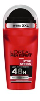 L'Oreal Paris Men Expert Stop Stress Deodorant Anti-Transpirant 48H Roll-On - MyKady