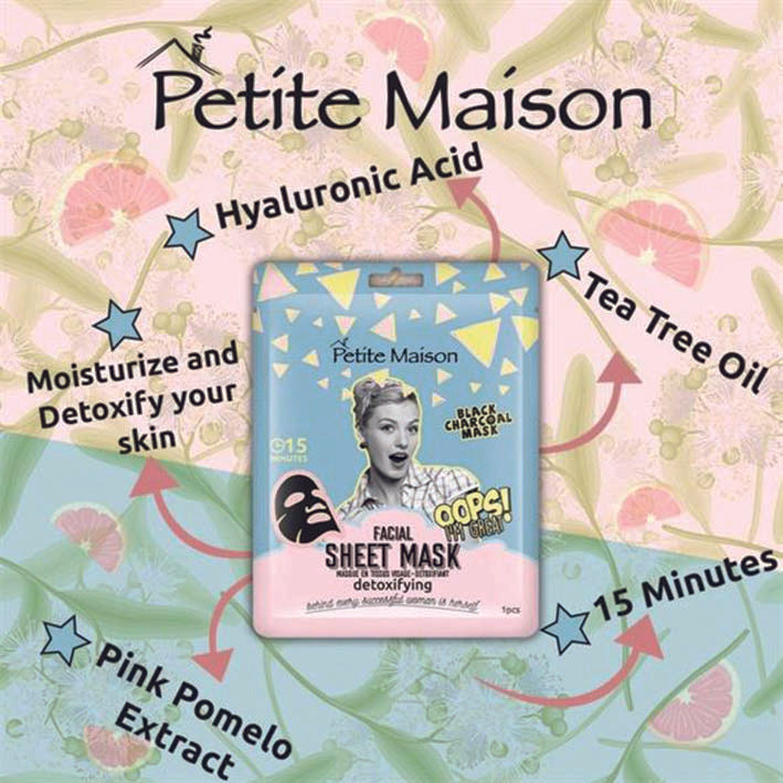 Petite Maison ,Facial Sheet Mask 25ml Detoxifying - MyKady