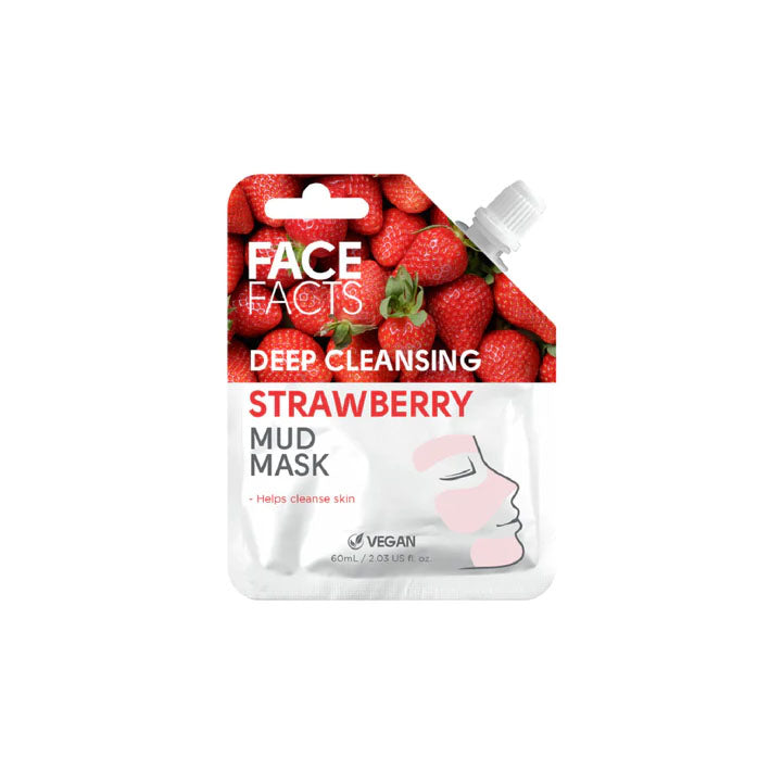 Face Facts Deep Cleansing Mud Mask - Strawberry 60ml - MyKady