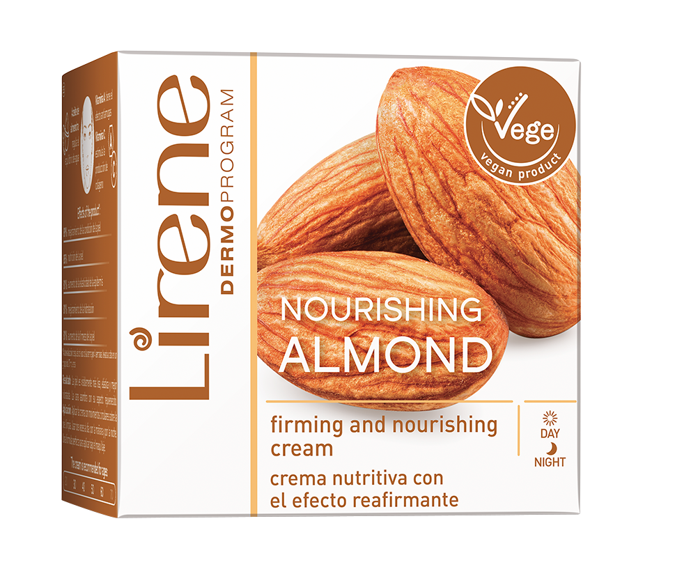 Lirene  Smoothing Almond Oil Nourishing Day & Night Cream 50 ML - MyKady