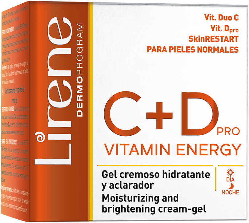 Lirene Moisturizing Day Cream Duo Vit C + D 50ML Normal To Combination Skin - MyKady