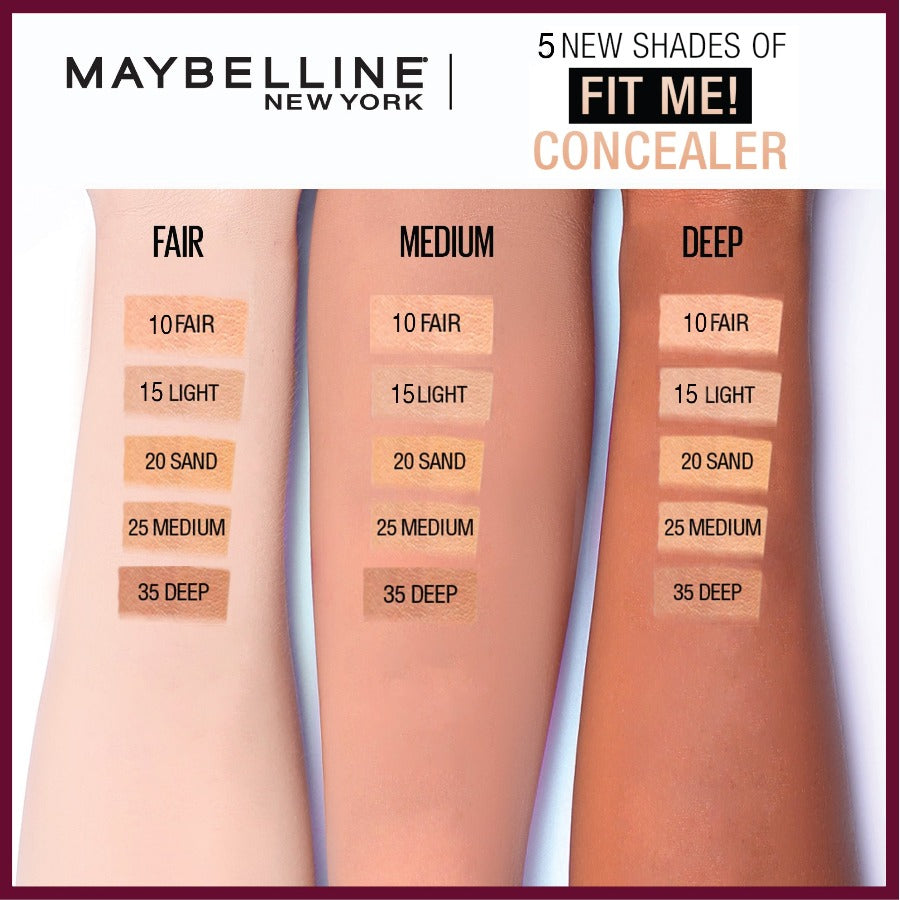 bryder daggry skridtlængde fintælling Maybelline New York Fit Me Concealer | Make up | MyKady | Lebanon