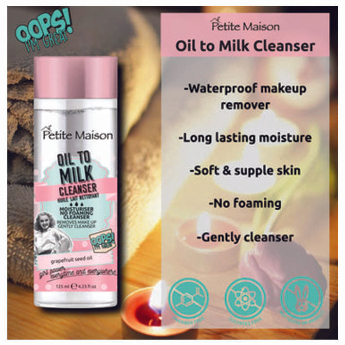 Petite Maison Oil to Milk Makeup Cleanser 125ML - MyKady