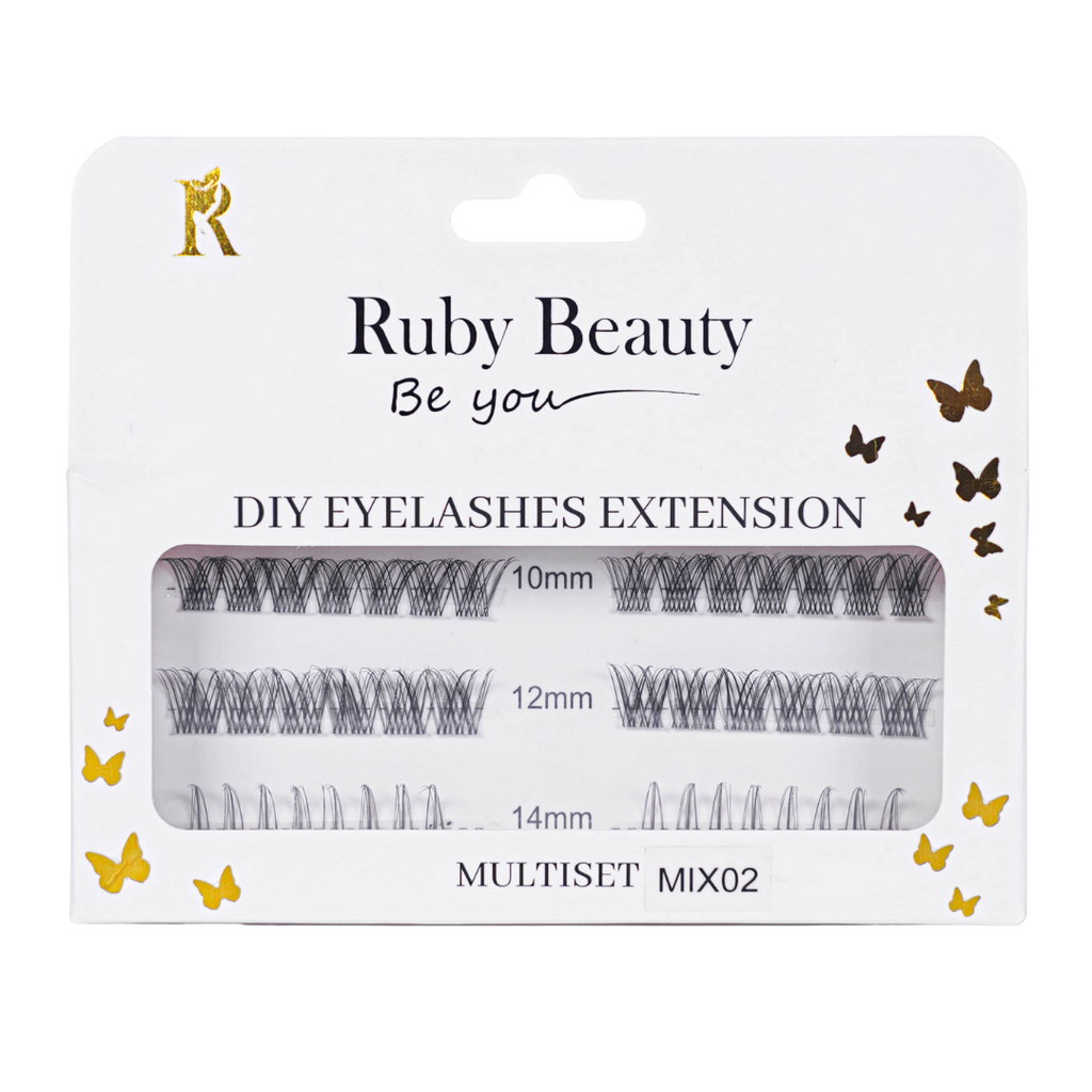 Ruby Beauty Diy segmented lashes